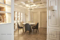 Phòng ăn - Căn hộ Landmark 81 Vinhomes Central Park - Phong cách Neo Classic 