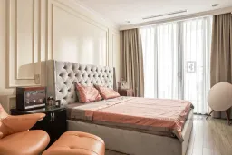 Phòng ngủ - Căn hộ Landmark 81 Vinhomes Central Park - Phong cách Neo Classic 
