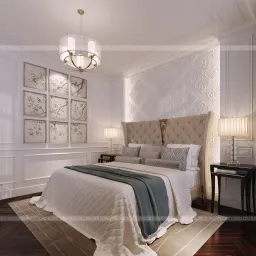 Phòng ngủ - Nhà phố Khu Verosa Park Khang Điền - Phong cách Neo Classic 
