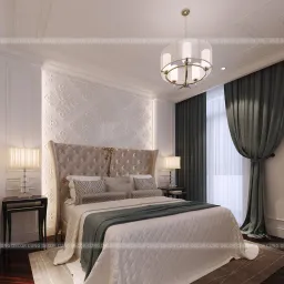 Phòng ngủ - Nhà phố Khu Verosa Park Khang Điền - Phong cách Neo Classic 