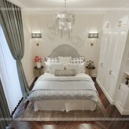 Phòng ngủ - Nhà phố Khu Verosa Park Khang Điền - Phong cách Neo Classic 