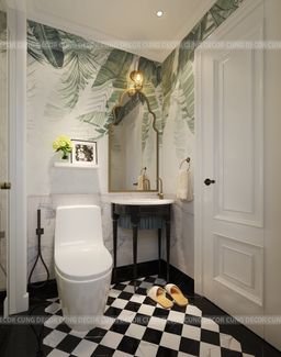 Phòng tắm - Nhà phố Khu Verosa Park Khang Điền - Phong cách Neo Classic 