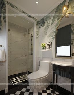 Phòng tắm - Nhà phố Khu Verosa Park Khang Điền - Phong cách Neo Classic 