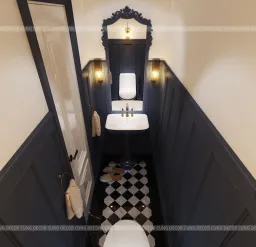 Phòng tắm - Nhà phố Khu Verosa Park Khang Điền - Phong cách Neo Classic 