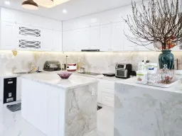 Phòng bếp - Nhà phố 150m2 Quận 2 - Phong cách Neo Classic 