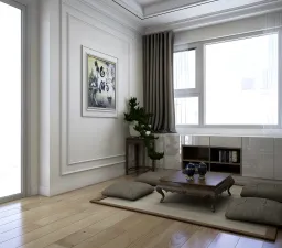 Phòng thờ - Nhà phố 85m2 Quận 2 - Phong cách Neo Classic 