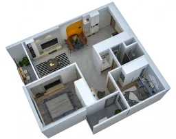 Căn hộ 2PN Vinhomes Grand Park - Phong cách Modern