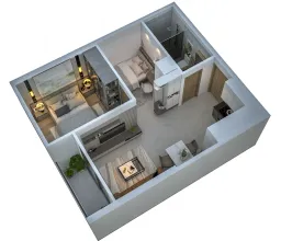 Căn hộ 1PN Vinhomes Grand Park - Phong cách Modern