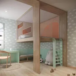 Phòng cho bé - Căn hộ Masteri Thảo Điền - Phong cách Color Block 
