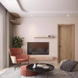 Phòng khách - Căn hộ Masteri Thảo Điền - Phong cách Color Block 