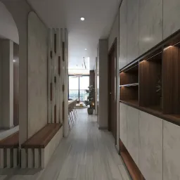 Lối vào - Căn hộ chung cư Grand View C - Phong cách Modern 