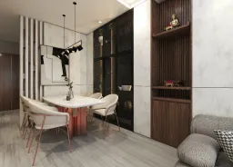 Phòng ăn - Căn hộ chung cư Grand View C - Phong cách Modern 