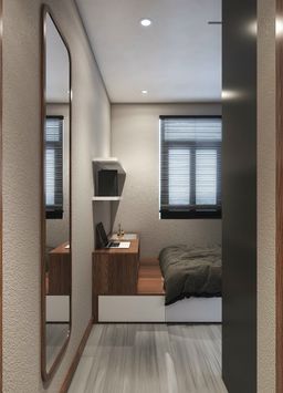 Phòng ngủ - Căn hộ chung cư Grand View C - Phong cách Modern 