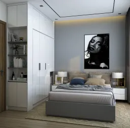 Phòng ngủ - Nhà phố 3PN Quận 7 - Phong cách Modern 