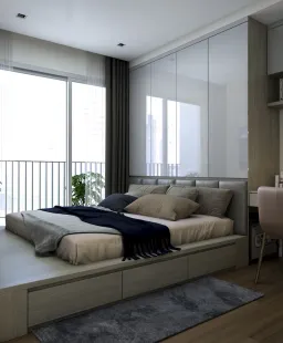 Phòng ngủ - Nhà phố 3PN Quận 7 - Phong cách Modern 