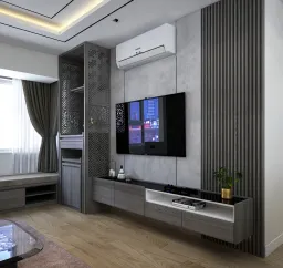 Phòng khách - Nhà phố 3PN Quận 7 - Phong cách Modern 