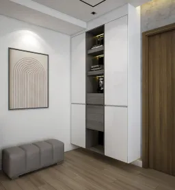 Lối vào - Nhà phố 3PN Quận 7 - Phong cách Modern 