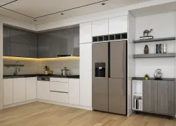 Phòng bếp - Nhà phố 3PN Quận 7 - Phong cách Modern 