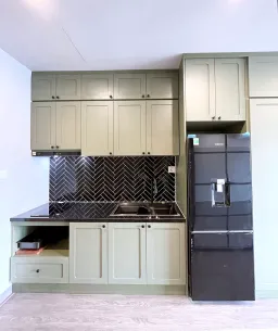 Phòng bếp - Căn hộ studio The Rainbow Vinhomes - Phong cách Modern 