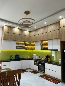 Phòng bếp - Nhà phố 350m2 Quận 7 - Phong cách Modern 