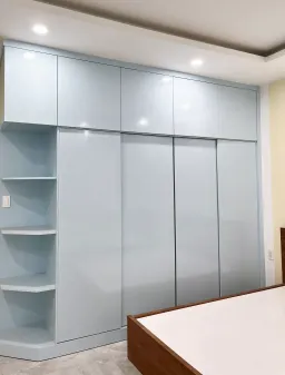 Phòng ngủ - Nhà phố 350m2 Quận 7 - Phong cách Modern 