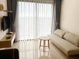 Phòng khách - Căn hộ Tòa S10.03 The Origami Vinhomes - Phong cách Modern + Scandinavian 