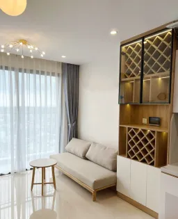 Phòng khách - Căn hộ Tòa S10.03 The Origami Vinhomes - Phong cách Modern + Scandinavian 