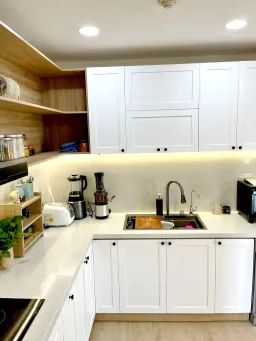 Phòng bếp - Nhà phố Đồng Nai - Phong cách Scandinavian + Modern 