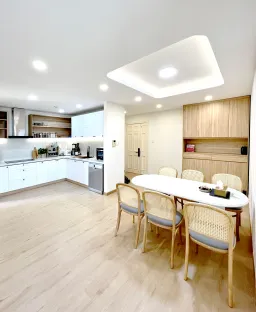 Phòng bếp, Phòng ăn - Nhà phố Đồng Nai - Phong cách Scandinavian + Modern 