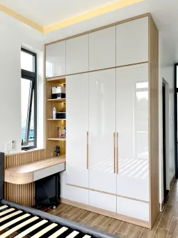 Phòng ngủ - Nhà phố Đồng Nai - Phong cách Scandinavian + Modern 