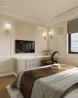 Phòng ngủ - Nhà phố Hà Đô Quận 10 - Phong cách Bán cổ điển 