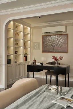 Phòng làm việc - Nhà phố liền kề Lakeview City - Phong cách Bán cổ điển 