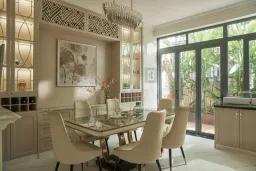 Phòng ăn - Nhà phố liền kề Lakeview City - Phong cách Bán cổ điển 