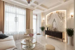Phòng khách - Nhà phố liền kề Lakeview City - Phong cách Bán cổ điển 