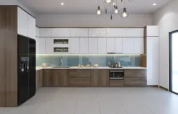 Phòng bếp - Nhà phố Q. Bình Tân - Phong cách Modern 