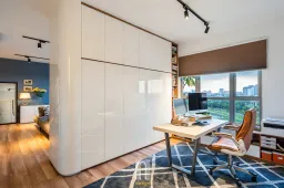Phòng làm việc - Căn hộ Palm Heights Quận 2 - Phong cách Bohemian + Modern 