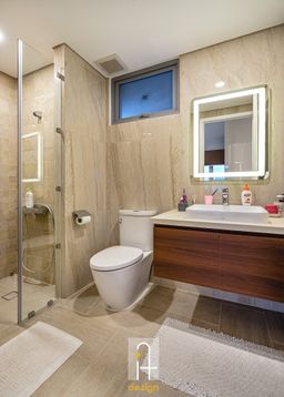Phòng tắm - Căn hộ Palm Heights Quận 2 - Phong cách Bohemian + Modern 