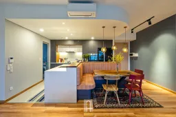 Phòng ăn - Căn hộ Palm Heights Quận 2 - Phong cách Bohemian + Modern 