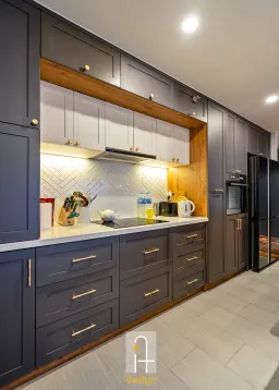 Phòng bếp - Căn hộ Palm Heights Quận 2 - Phong cách Bohemian + Modern 