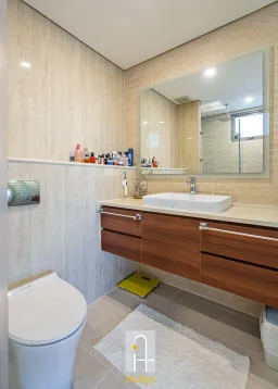 Phòng tắm - Căn hộ Palm Heights Quận 2 - Phong cách Bohemian + Modern 
