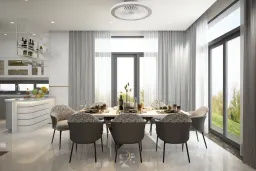 Phòng ăn - Nhà phố tại Quận 9 - Phong cách Modern 