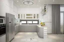 Phòng bếp - Nhà phố tại Quận 9 - Phong cách Modern 