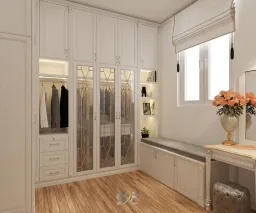 Phòng thay đồ - Biệt thự Bình Dương - Phong cách Neo Classic 