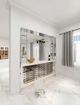 Quầy bar - Biệt thự Bình Dương - Phong cách Neo Classic 