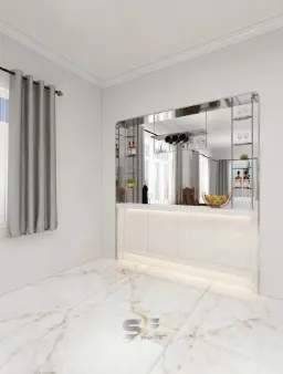 Quầy bar - Biệt thự Bình Dương - Phong cách Neo Classic 
