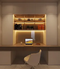Phòng làm việc - Căn hộ Sarica Khu Sala - Phong cách Modern 