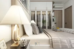 Phòng ngủ - Căn hộ tại Vinhomes Grand Park - Phong cách Modern 
