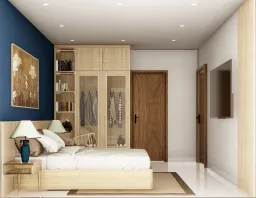 Phòng ngủ - Nhà phố khu Vinhomes Grand Park - Phong cách Modern 
