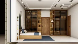 Phòng ngủ - Nhà phố khu Vinhomes Grand Park - Phong cách Modern 