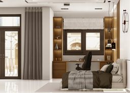 Phòng ngủ - Nhà phố khu Vinhomes Grand Park - Phong cách Modern 